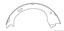 Parking Brake Shoe CE 111.09610