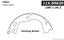 Parking Brake Shoe CE 111.09630