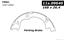 Parking Brake Shoe CE 111.09640