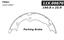 Parking Brake Shoe CE 111.09670