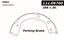 Parking Brake Shoe CE 111.09700