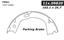 Parking Brake Shoe CE 111.09820