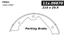 Parking Brake Shoe CE 111.09870