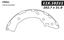 Drum Brake Shoe CE 111.10211