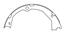 Parking Brake Shoe CE 111.10510