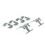 1988 Honda Accord Disc Brake Hardware Kit CE 117.40012