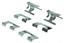 1989 Honda Accord Disc Brake Hardware Kit CE 117.40014