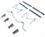 1994 Mercury Capri Disc Brake Hardware Kit CE 117.45002