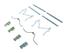 1993 Mercury Capri Disc Brake Hardware Kit CE 117.45002