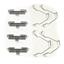 1997 Mazda 626 Disc Brake Hardware Kit CE 117.45020