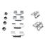 2003 Chevrolet Silverado 1500 Disc Brake Hardware Kit CE 117.66018