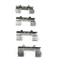 Disc Brake Hardware Kit CE 117.91015