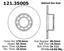 Disc Brake Rotor CE 121.35005