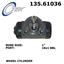 1990 Mercury Sable Drum Brake Wheel Cylinder CE 135.61036