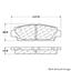 Disc Brake Pad Set CE 300.04880