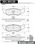 2003 Chrysler Cirrus Disc Brake Pad Set CE 301.05120