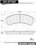 Disc Brake Pad Set CE 301.07260