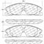 Disc Brake Pad Set CE 306.16110