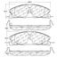 Disc Brake Pad Set CE 306.16111