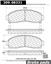 Disc Brake Pad Set CE 309.08331