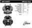 Axle Bearing and Hub Assembly CE 400.44005