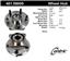 2010 Jeep Grand Cherokee Axle Bearing and Hub Assembly CE 401.58000E