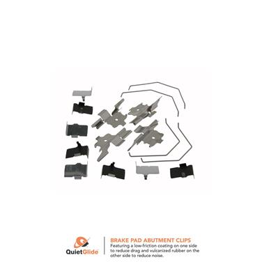 2007 Ford Fusion Disc Brake Pad Installation Kit CK P1164