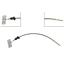 1999 Mazda 626 Parking Brake Cable DB C660375