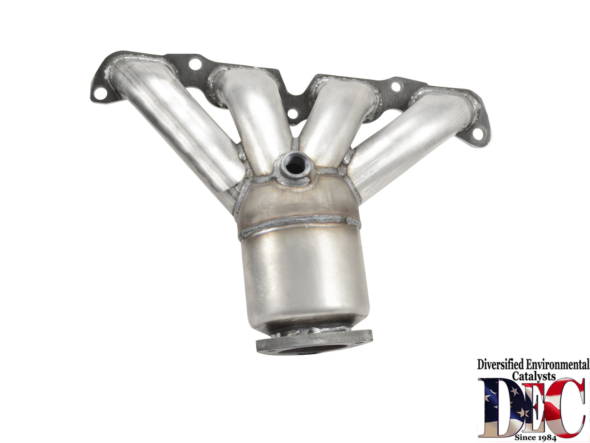 1996 Saturn SL2 Exhaust Manifold with Integrated Catalytic Converter