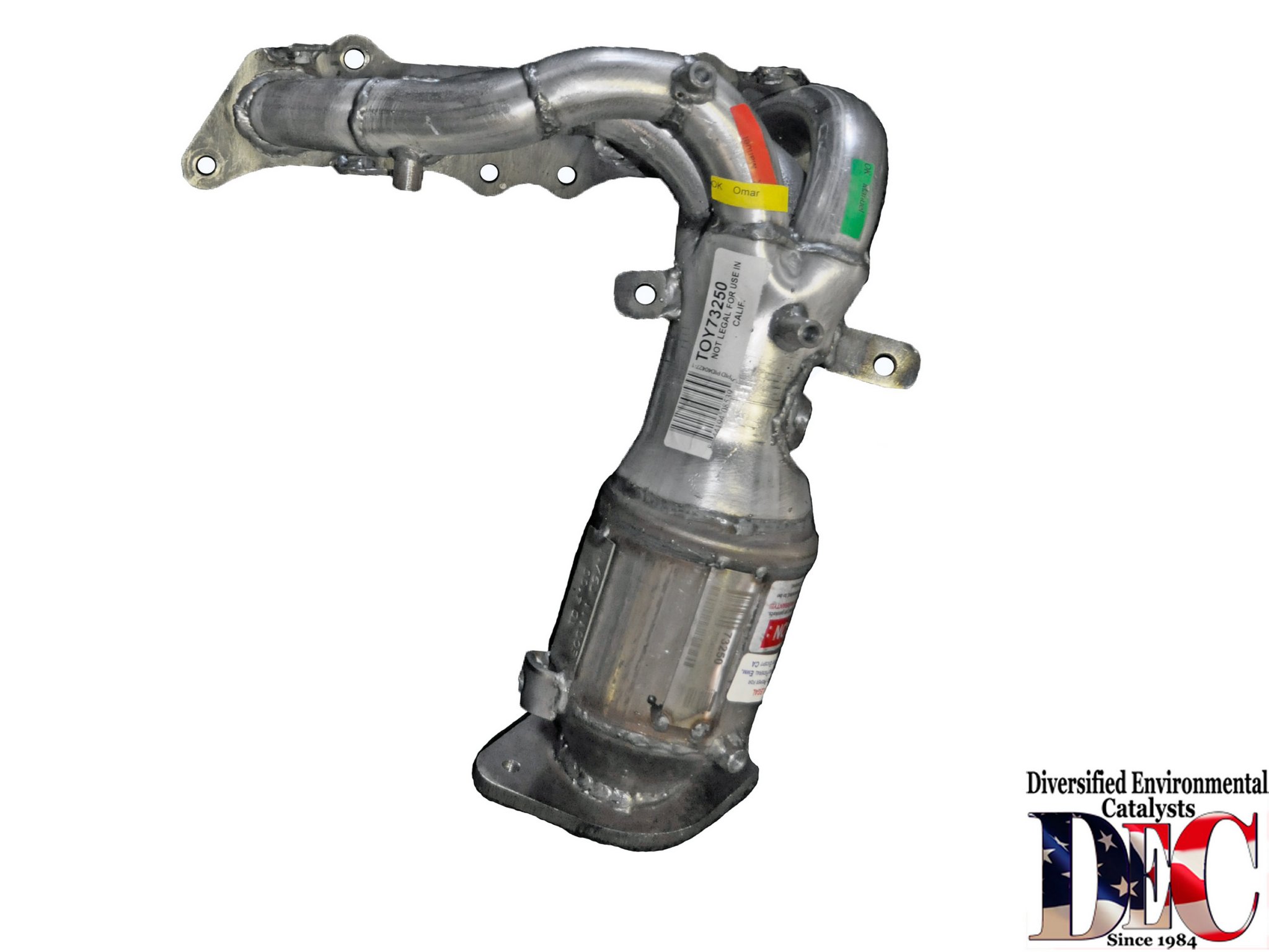 1998 Toyota RAV4 Exhaust Manifold with Integrated Catalytic Converter