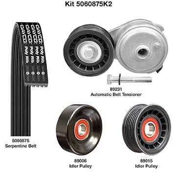 Serpentine Belt Drive Component Kit DY 5060875K2