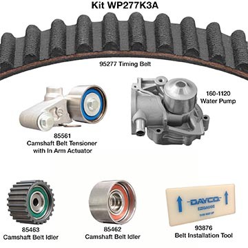 Engine Timing Belt Kit with Water Pump DY WP277K3A