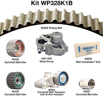 Engine Timing Belt Kit with Water Pump DY WP328K1B