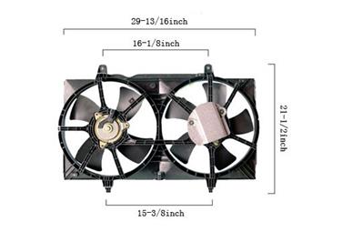 Dual Radiator and Condenser Fan Assembly AY 6029140