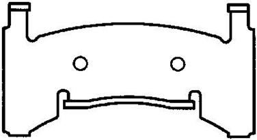 Disc Brake Pad Set BF MKD154FM