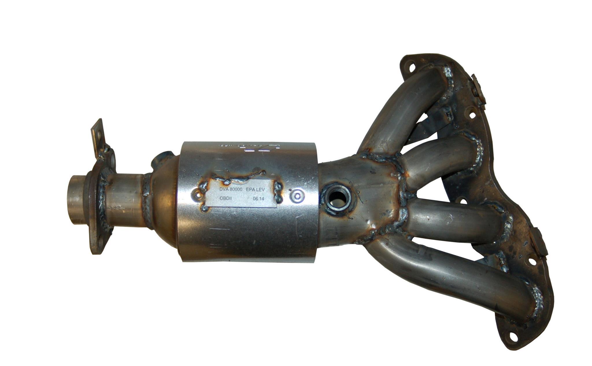 2004 Honda Civic Exhaust Manifold with Integrated Catalytic Converter