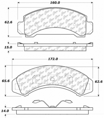 Disc Brake Pad Set CE 106.03870