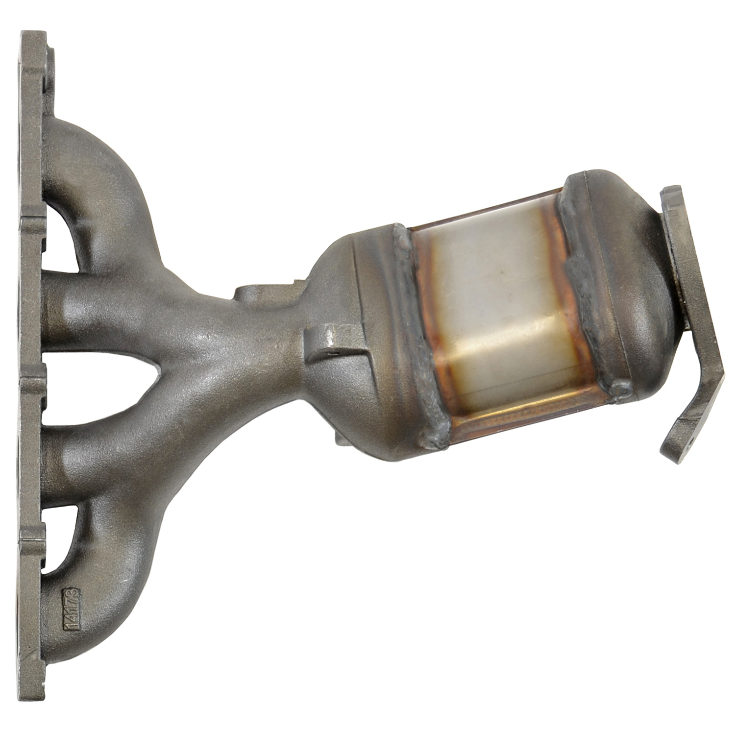 2008 Saturn Aura Exhaust Manifold with Integrated Catalytic Converter