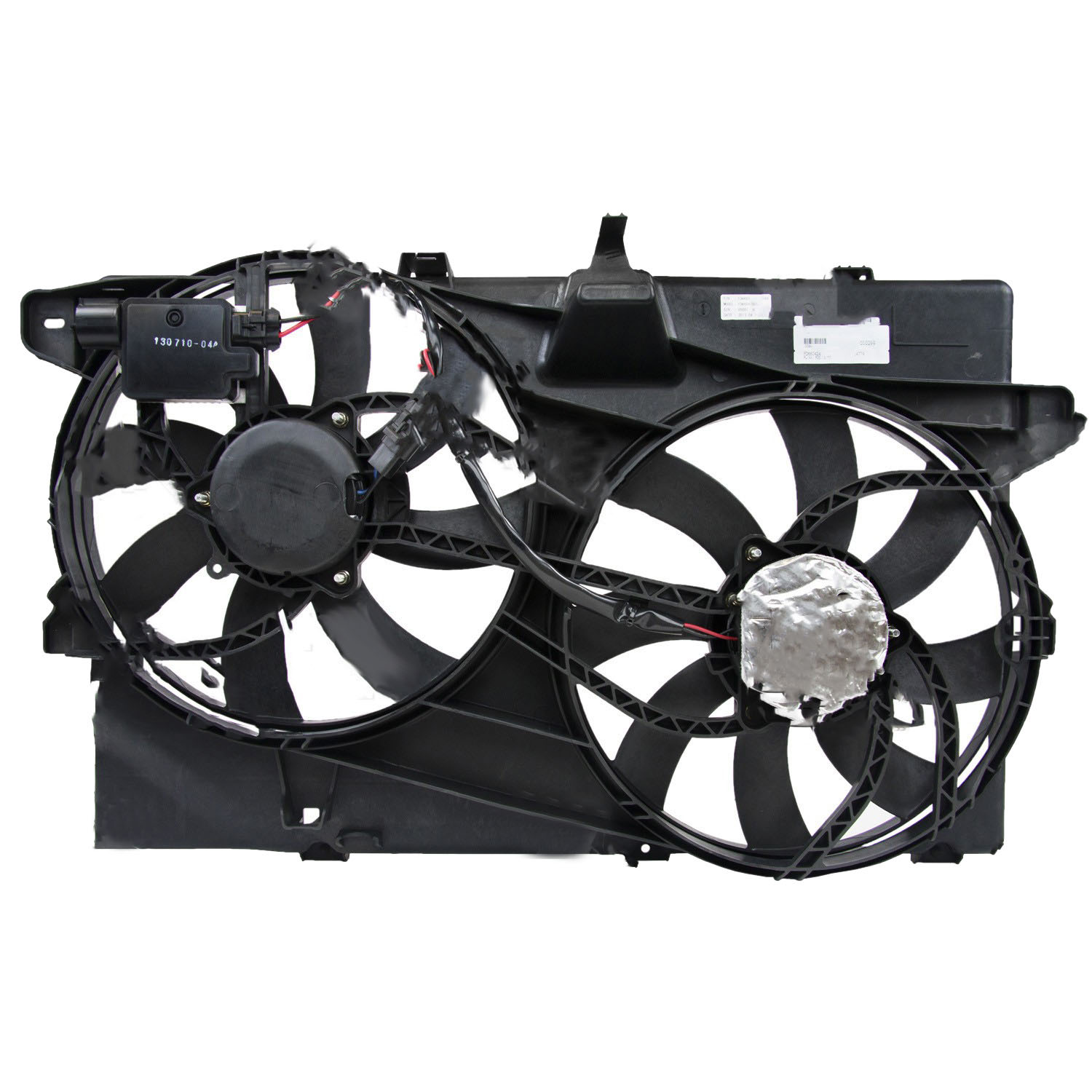 2011 Ford Edge Dual Radiator and Condenser Fan Assembly