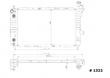 Radiator GP 1322C