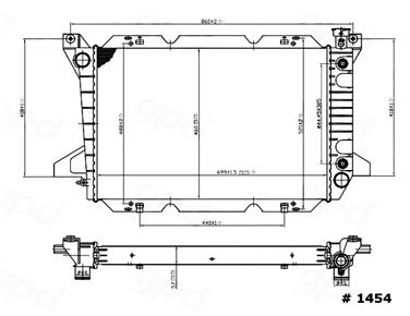 Radiator GP 1454C