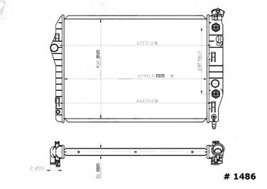 Radiator GP 1486C