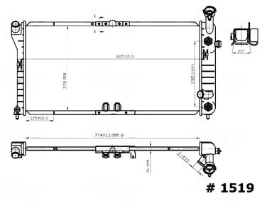 Radiator GP 1519C