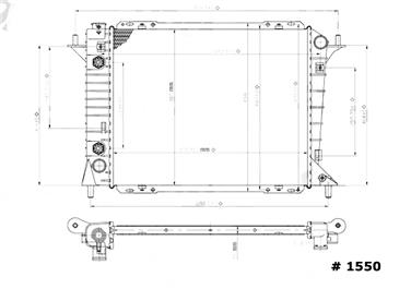 Radiator GP 1550C