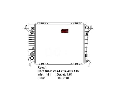 Radiator GP 1551C