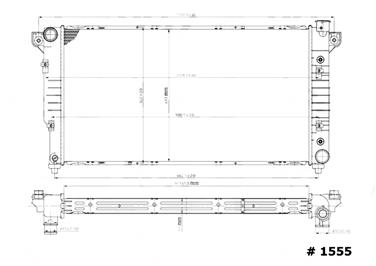 Radiator GP 1555C