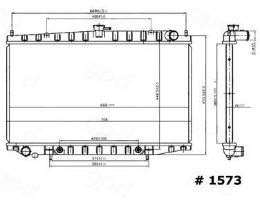 Radiator GP 1573C