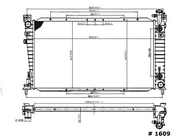 Radiator GP 1609C