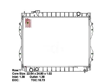 Radiator GP 1774C