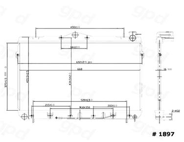 Radiator GP 1897C